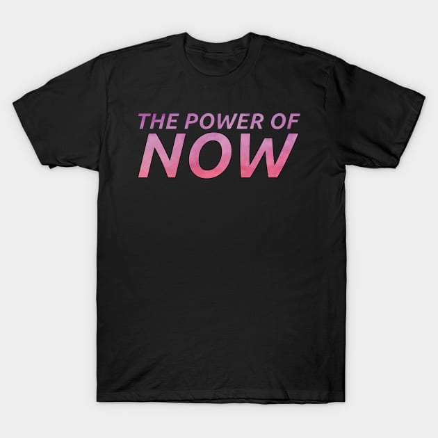 The Power Of Now Spirituality Yoga Bath Mat T-Shirt by zap